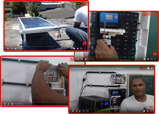 instalação do sistema fotovoltaico instalação do sistema fotovoltaico